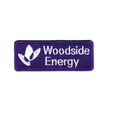 LSU Tigers Woodside Energy 3.25" Sponsor Patch - Purple