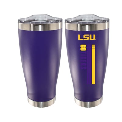 LSU Tigers The Memory Company 20oz. Let's Go Stainless Steel Tumbler