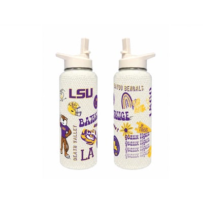 LSU Tigers The Memory Company 34oz. Bling Quencher Bottle