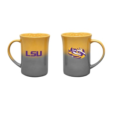 LSU Tigers The Memory Company Two-Pack 15oz. Ceramic Ombre Mug Set