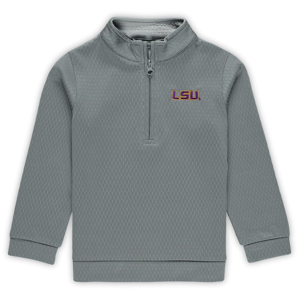 LSU Tigers Garb Toddler Sterling Quarter-Zip Pullover - Gray