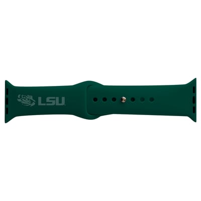 LSU Tigers 42-44mm Color Apple Watch Wrist Band - Turquoise