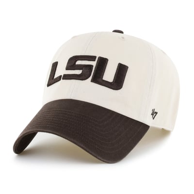 LSU Tigers '47 Unisex Clean Up Adjustable Hat - Natural/Brown