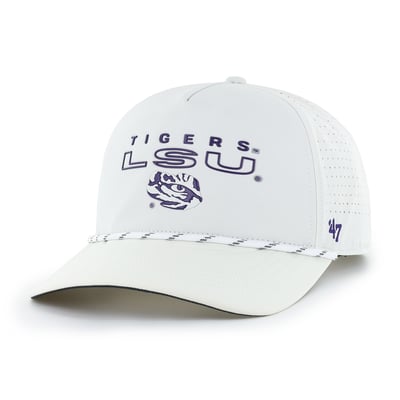 LSU Tigers '47 Unisex brrr° Rope Hitch Adjustable Hat - White