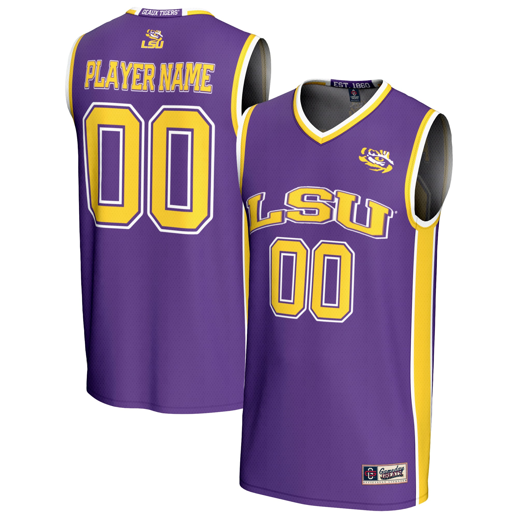 Nil Color Code LSU Tigers GameDay Greats Unisex NIL Pick-A-Player Lightweight ...