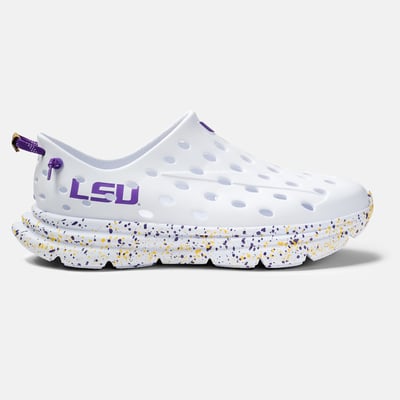  LSU Tigers Kane Footwear Unisex Speckle Shoe - White