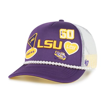  LSU Tigers '47 Women's Rally On Hitch Adjustable Hat - Purple