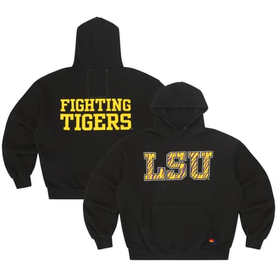 LSU Tigers Aviator Nation Women's Relaxed Tri-Blend Hoodie - Black