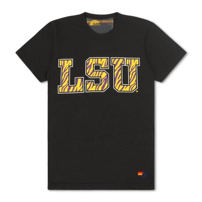 LSU Tigers Aviator Nation Women's Tri-Blend T-Shirt - Black