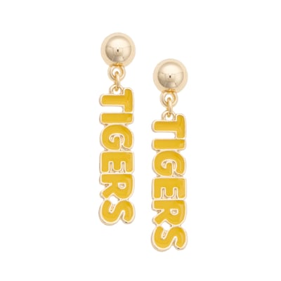 LSU Tigers CANVAS Style Women's Nameplate Earrings