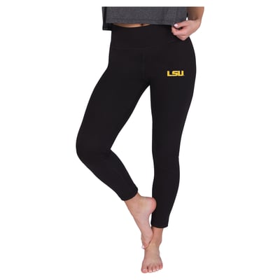 LSU Tigers Concepts Sport Women's Sentry Knit Leggings - Black