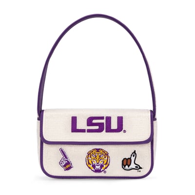 LSU Tigers Montana West Women's Beaded Shoulder Bag