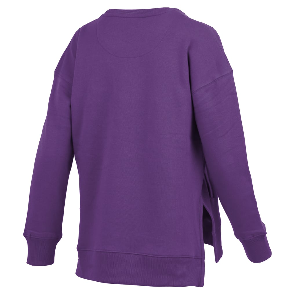 LSU Tigers Pressbox Women's Pocketed Arch Pullover Sweatshirt - Purple