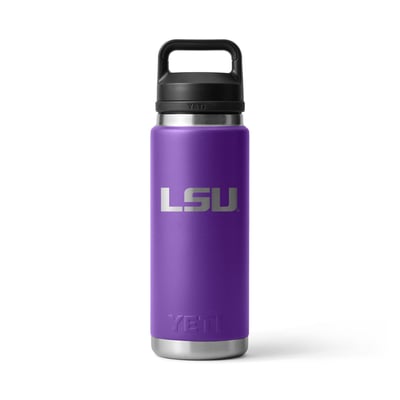 LSU Tigers YETI 26oz. Rambler Chug Water Bottle