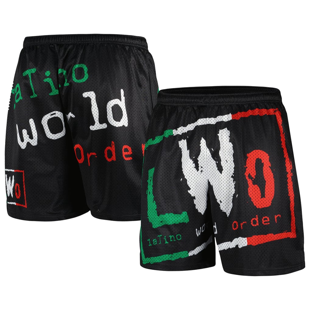LWO Chalk Line Retro Shorts - Black