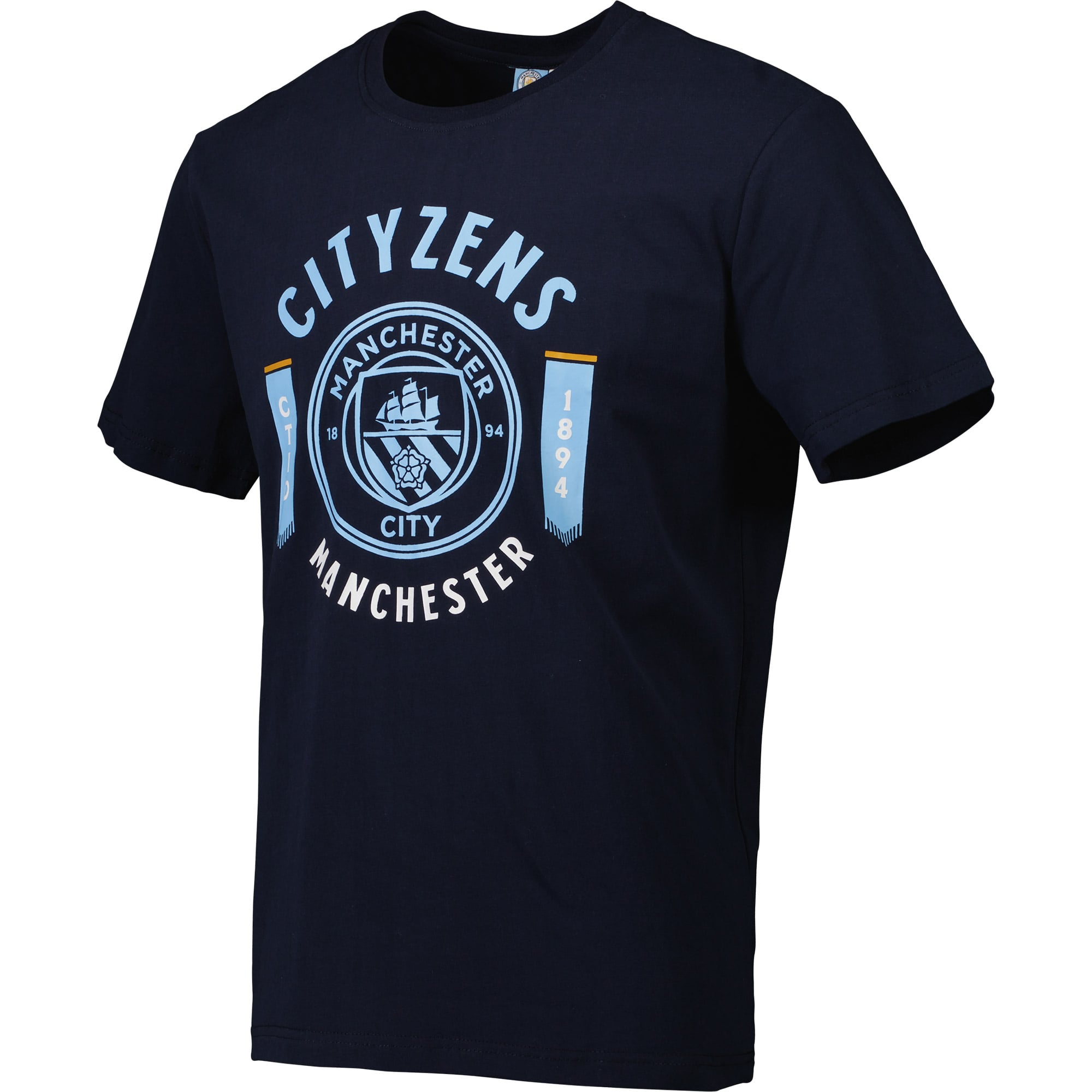 Manchester City Graphic T-Shirt - Navy