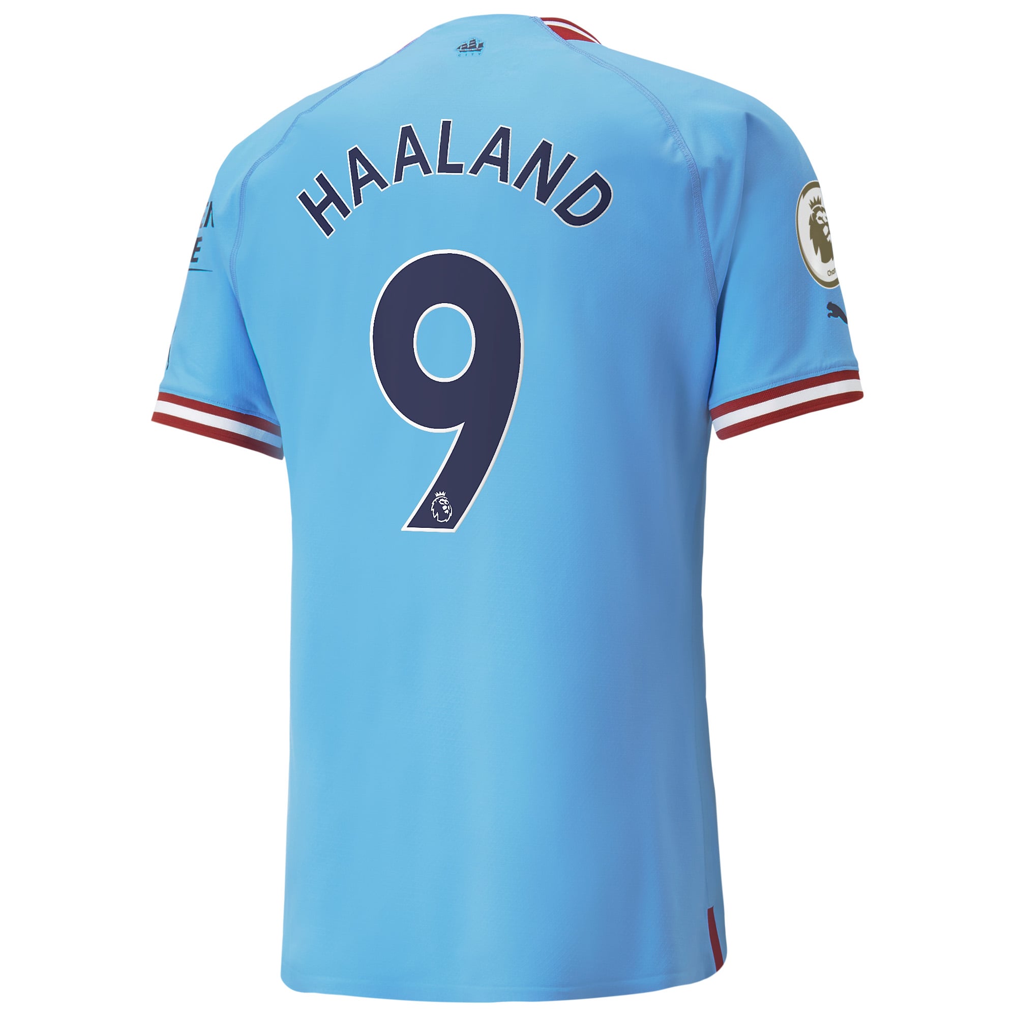 Erling Haaland Manchester City Puma 2022/23 Home Authentic Player