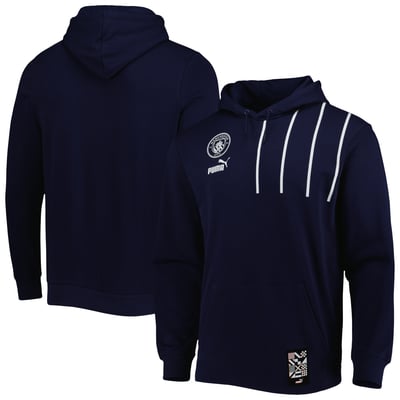 Manchester City Puma FtblCulture Pullover Hoodie - Navy