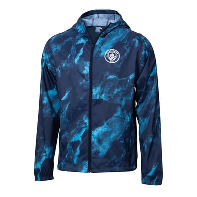 Manchester City Sport Design Sweden Breeze Full-Zip Windbreaker Jacket - Navy