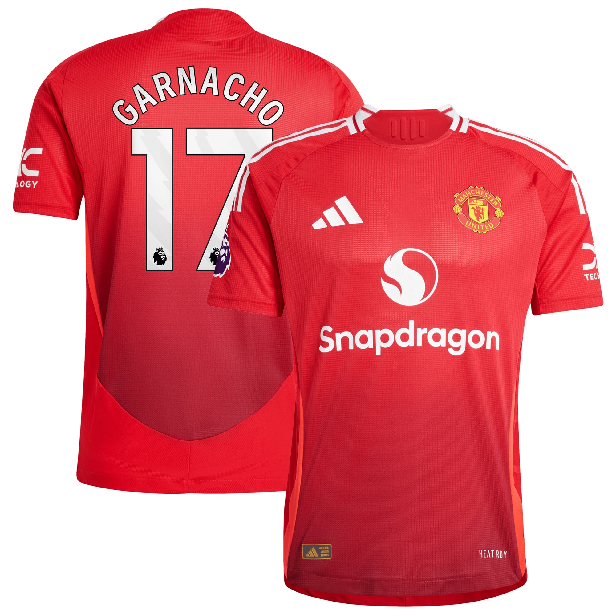 Alejandro Garnacho Manchester United 2024/25 Home Authentic Player 