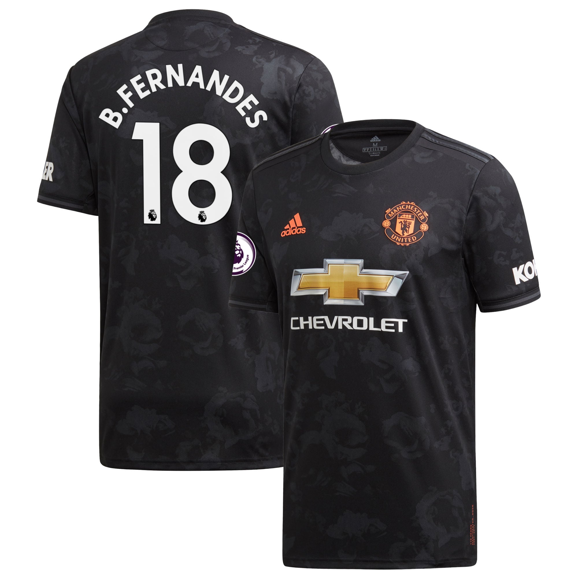 Bruno Fernandes Manchester United adidas 2019/20 Third Replica