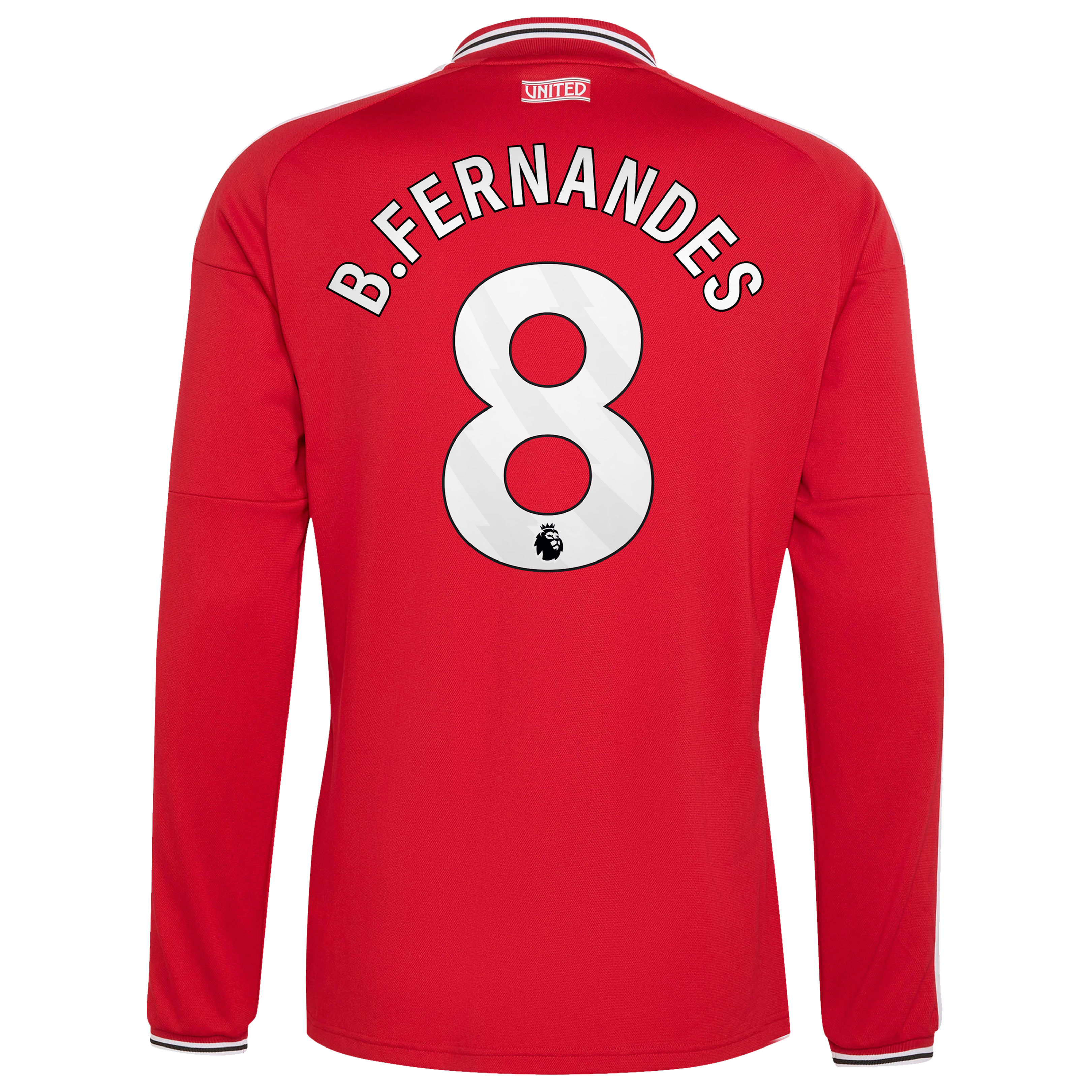Bruno Fernandes Manchester United 2026/27 Home Replica Long Sleeve Jersey Red