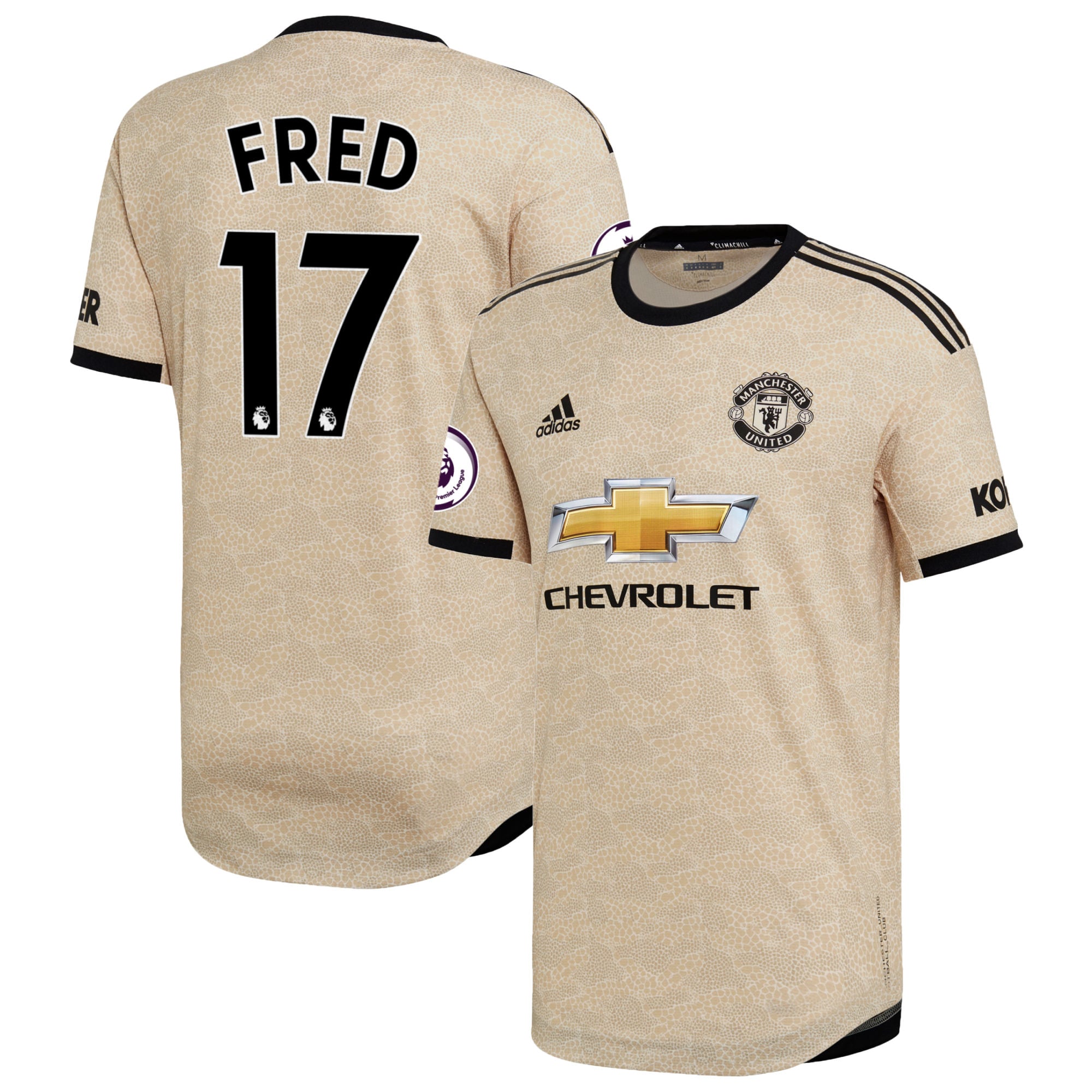 Fred Manchester United adidas 2019/20 Away Authentic Player Jersey 