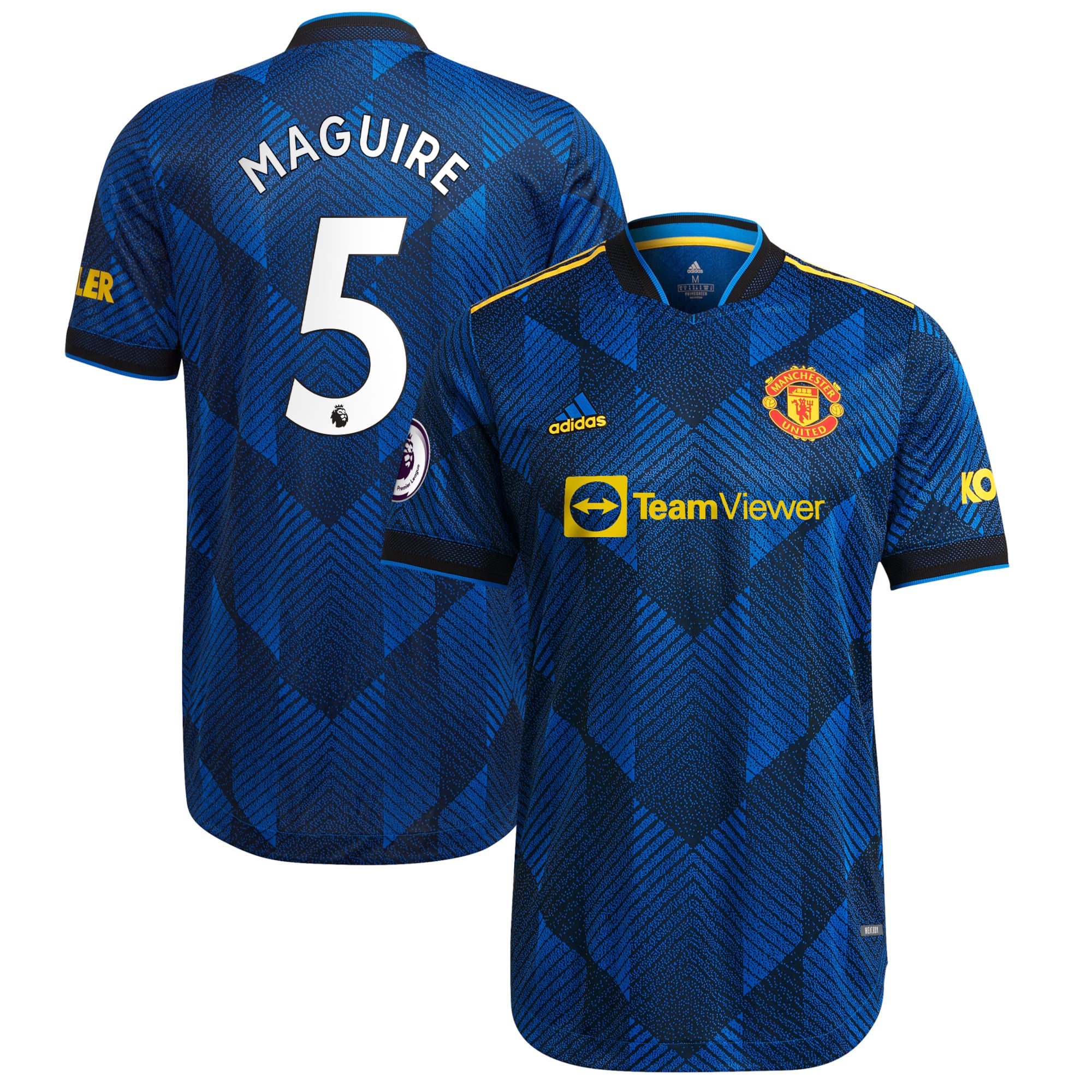 マンチェスター・ユナイテッド 21/22 ホーム Harry Maguire Harry Maguire Manchester United adidas 2021/22 Third Authentic