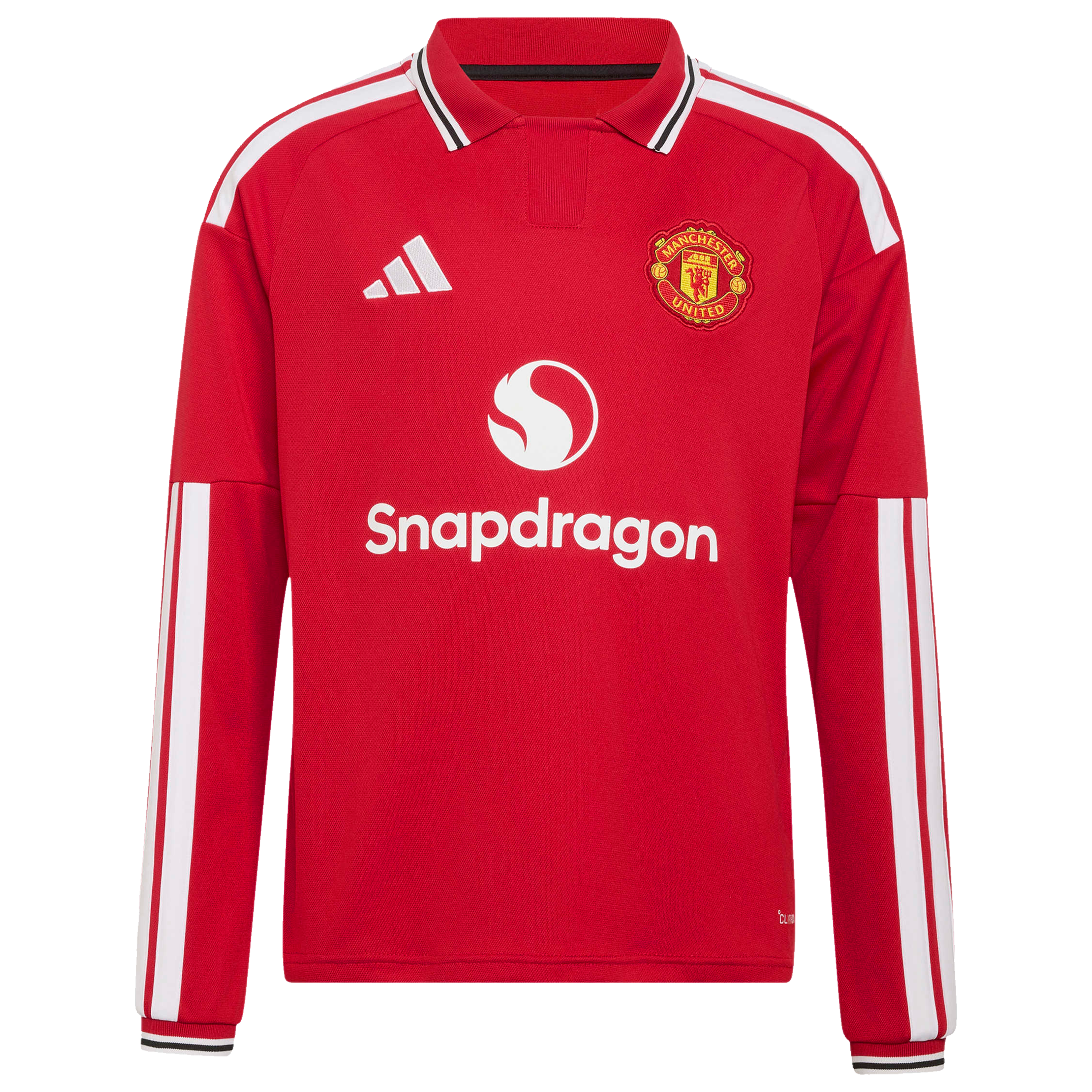 Bruno Fernandes Manchester United Youth 2026/27 Home Replica Long Sleeve Jersey Red