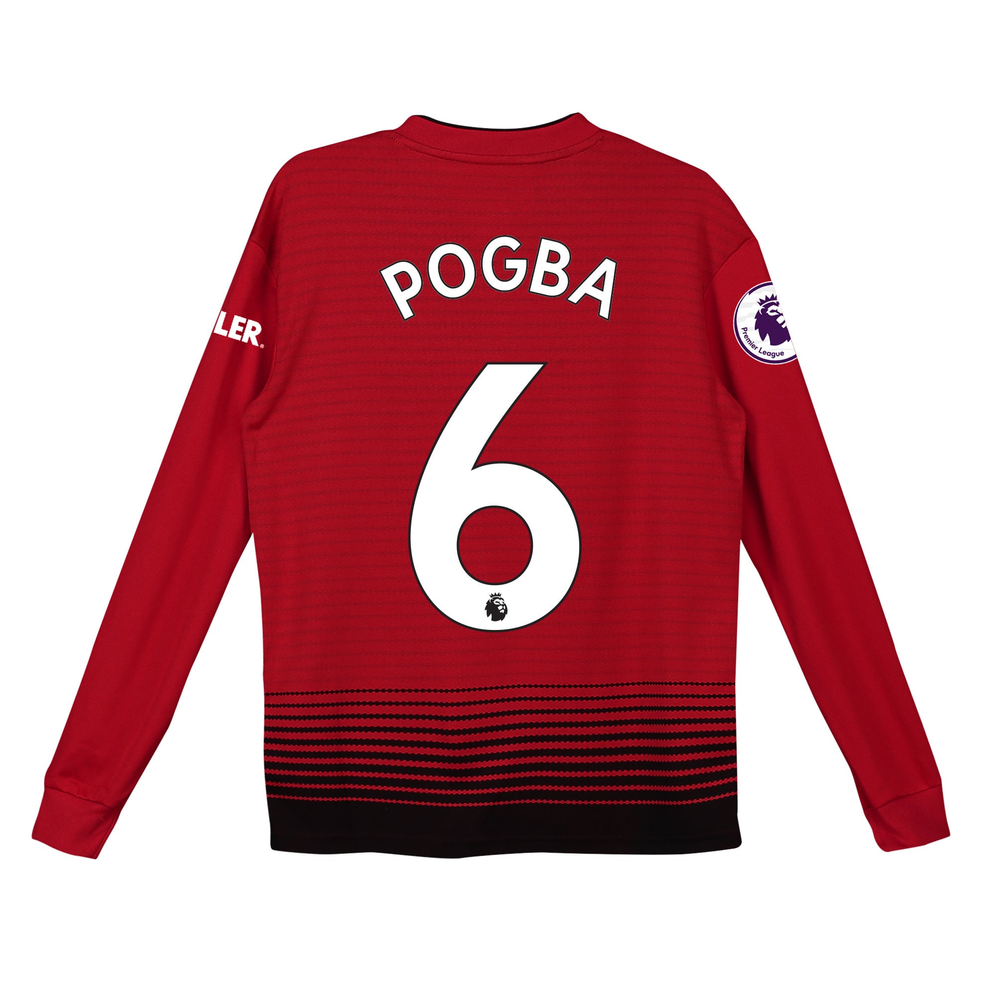 Paul Pogba Manchester United adidas Youth 2018/19 Home Replica