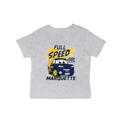 Marquette Golden Eagles Vive La Fete Infant Full Speed T-Shirt - Gray