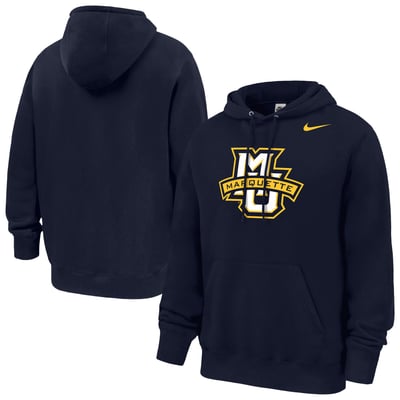 Marquette Golden Eagles Nike Club Fleece Hoodie - Navy