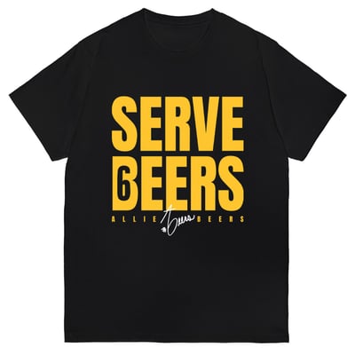 Allie Beers Marquette Golden Eagles Unisex NIL Serve Graphic T-Shirt - Black