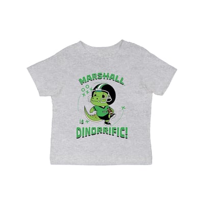 Marshall Thundering Herd Vive La Fete Infant Dinorrific T-Shirt - Gray