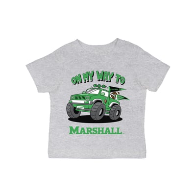 Marshall Thundering Herd Vive La Fete Infant On My Way T-Shirt - Gray