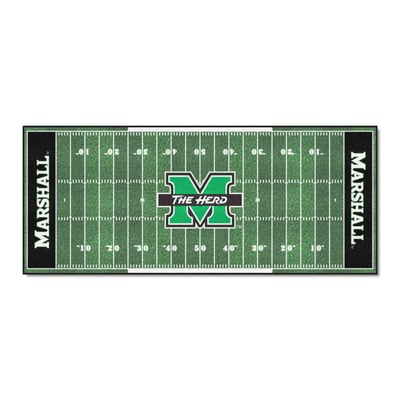 Marshall Thundering Herd Logo Brands 30" x 72" Football Field Runner