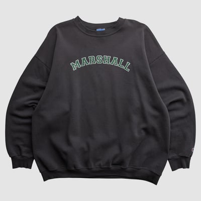 Marshall Thundering Herd Champion 2010s Pullover Sweatshirt - Black - XL by Fanatics Real Vintage