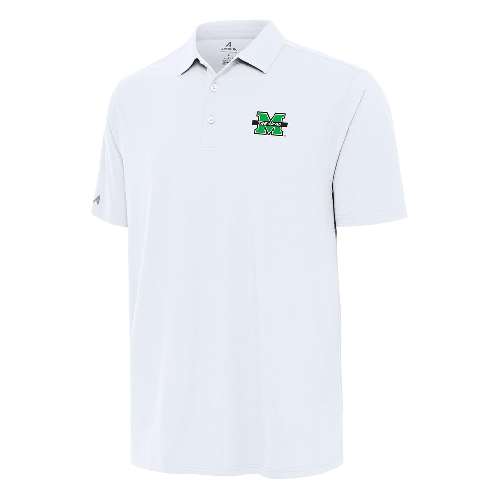 Marshall Thundering Herd Antigua Era Polo - White