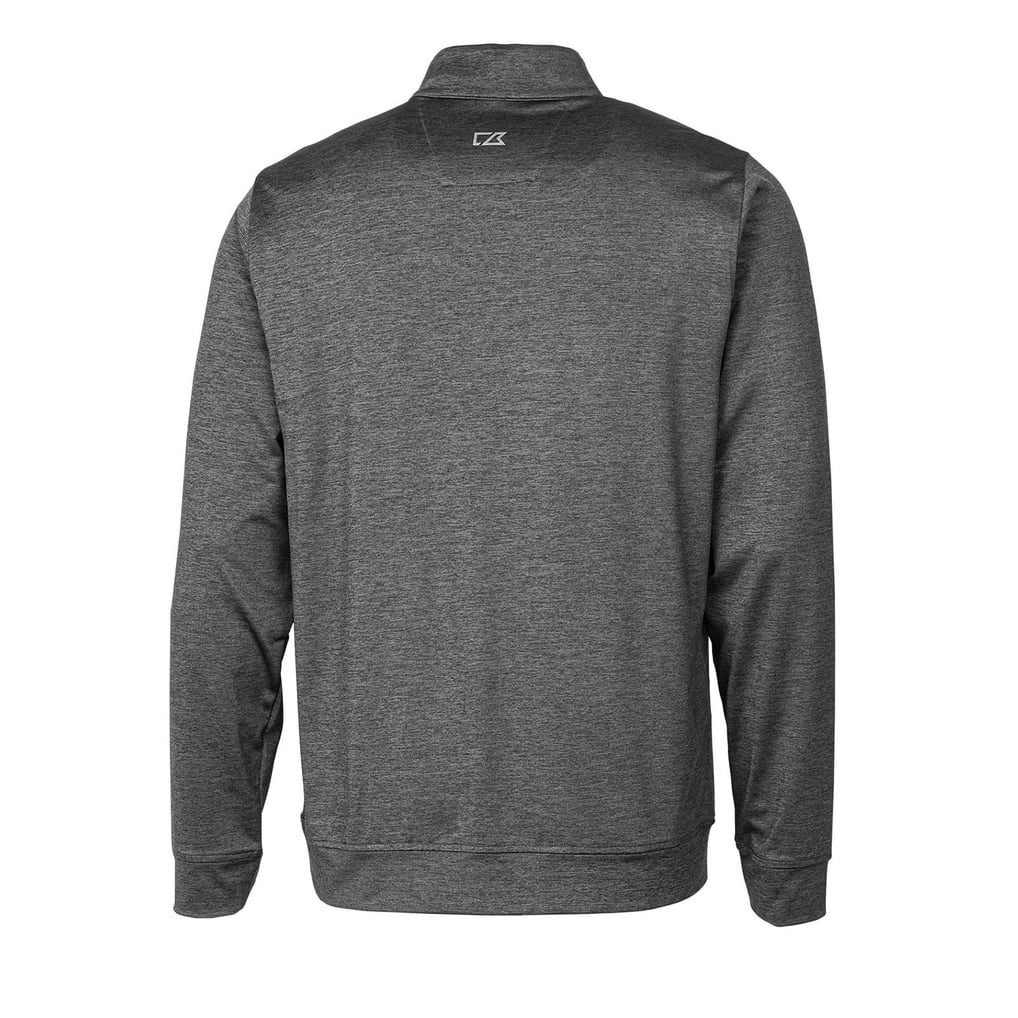 Marshall Thundering Herd Cutter & Buck Vault Big & Tall Stealth Quarter-Zip Pullover Top - Steel