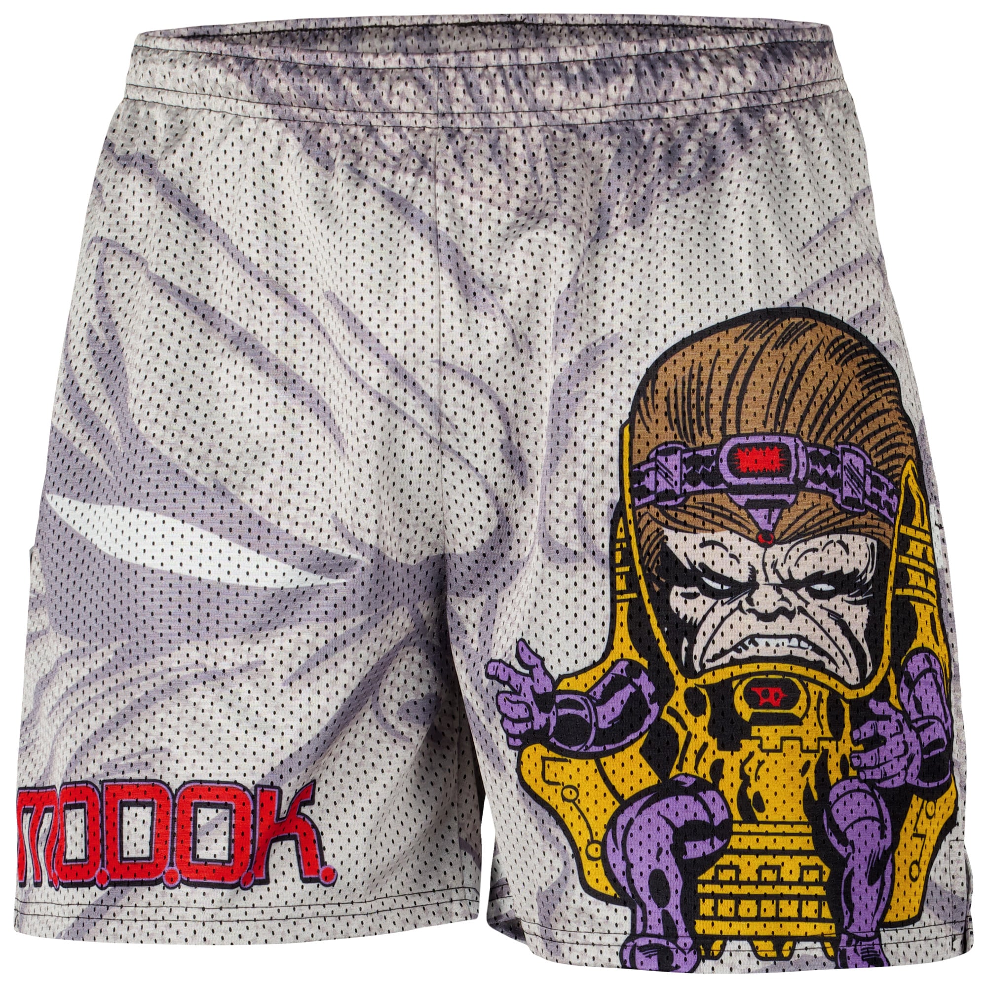 Marvel Chalk Line M.O.D.O.K Retro Shorts - Gray