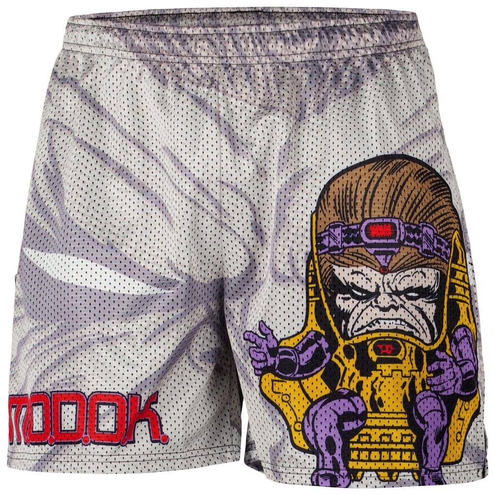 Marvel Chalk Line M.O.D.O.K Retro Shorts - Gray