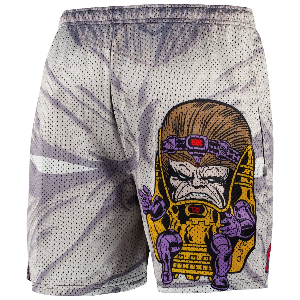 Marvel Chalk Line M.O.D.O.K Retro Shorts - Gray