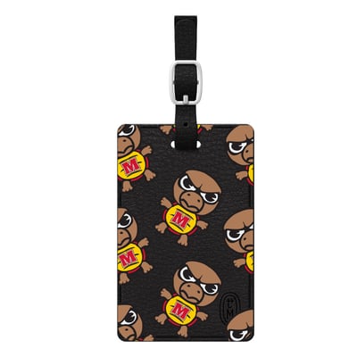 Maryland Terrapins Mascot Tokyodachi Bag Tag - Black