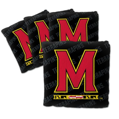Maryland Terrapins Fanpoint Four-Piece Cornhole Bag Set