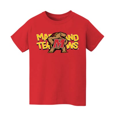 Maryland Terrapins Vive La Fete Infant Mascot & Name T-Shirt - Red