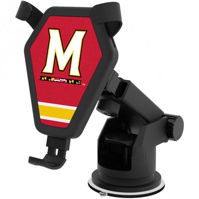 Maryland Terrapins Keyscaper Wireless Car Charger - Black