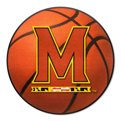 Maryland Terrapins Logo Brands 27" Diameter Basketball Mat