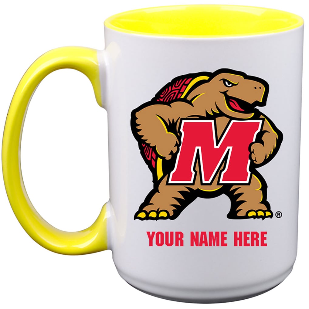 Maryland Terrapins 15oz. Personalized Ceramic Mug