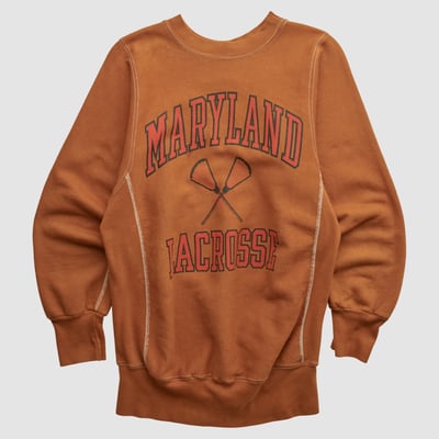 Maryland Terrapins Go For the Gold 90s Pullover Sweatshirt - Clay - XXS by Fanatics Real Vintage