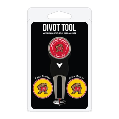 Maryland Terrapins Golf Divot Tool Pack with 3 Magnetic Markers